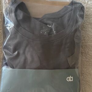 Men's Black Crewneck Tee and PJ Bottoms with Subtle Logo